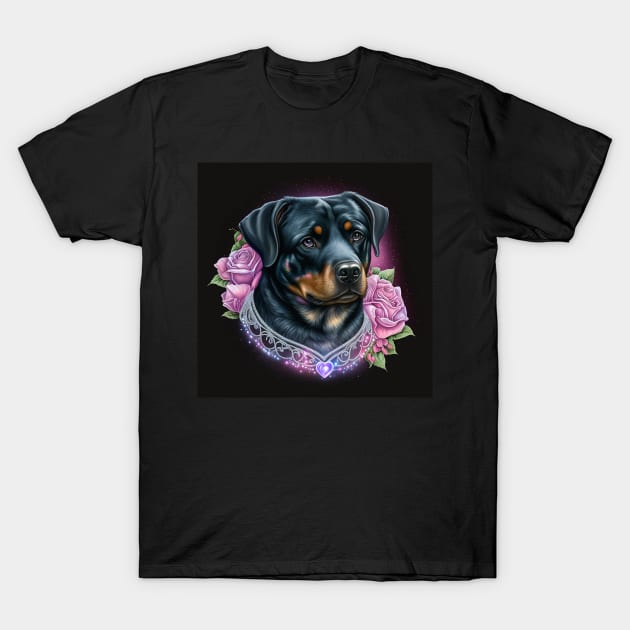 Rottweiler Diva T-Shirt by Enchanted Reverie